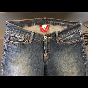 Lucky Brand Zoe Straight Long Jeans